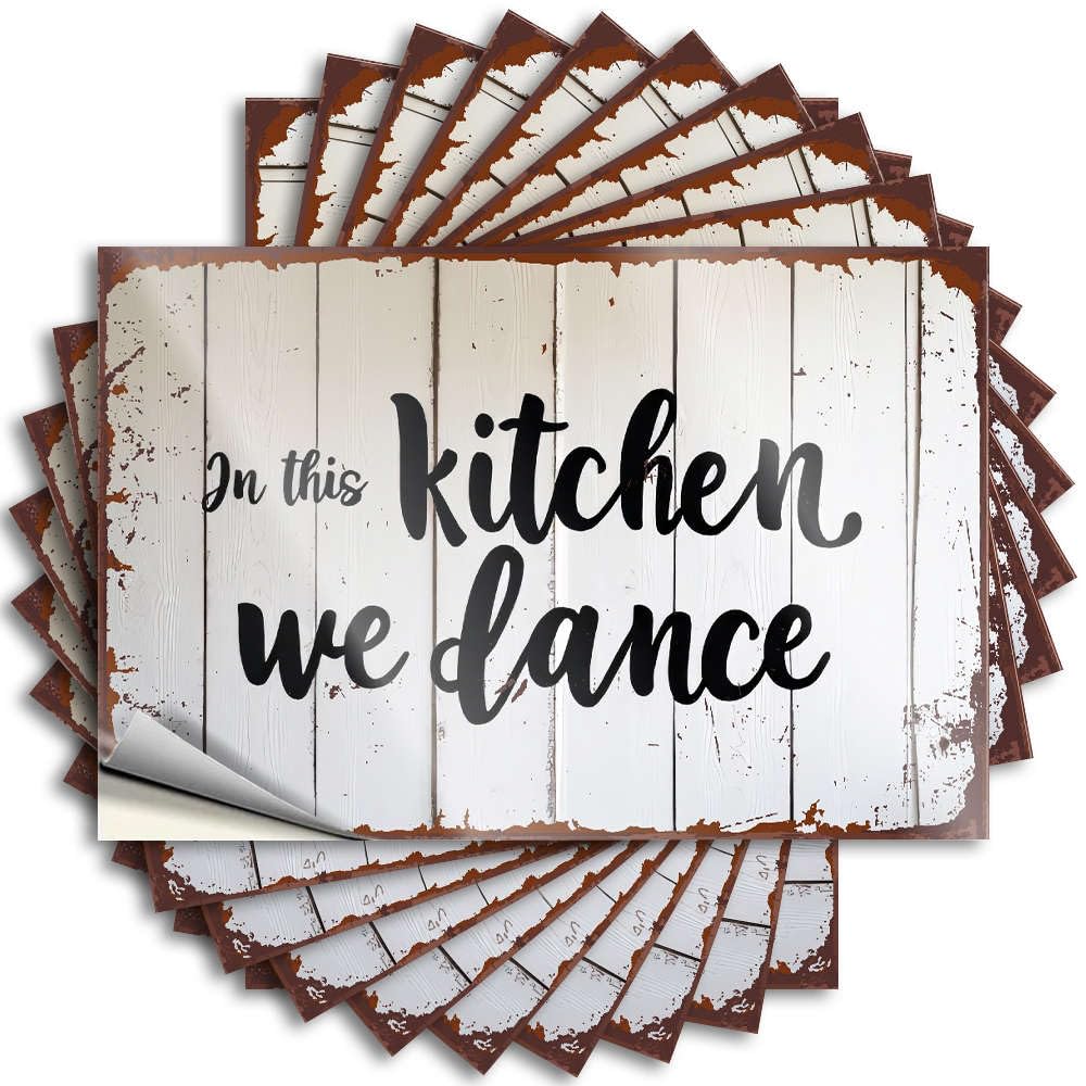 Winter, Funny Sticker Hunting Hard in This Kitchen We Dance. | Feminist Waterproof Vinyl Stickers(12X18CM)