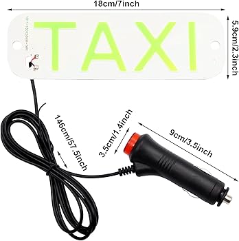Amazon.co.jp: LEDタクシーライト 12V フロントガラスインジケータ