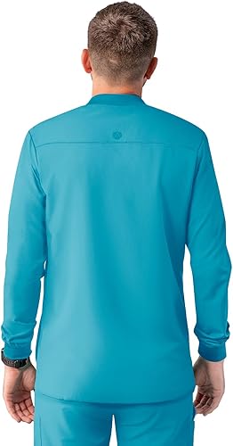 Vista 2 de Adar Addition Scrubs para hombre - Chaqueta médica con cremallera