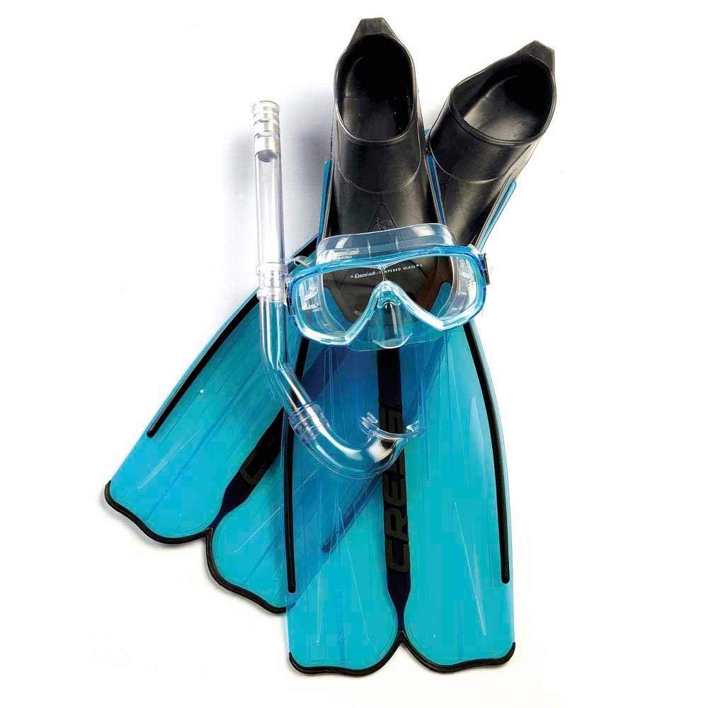 Cressi Rondinella Fins Plus Onda Mask Plus Gringo Snorkeling Kids Set 33/34 EU