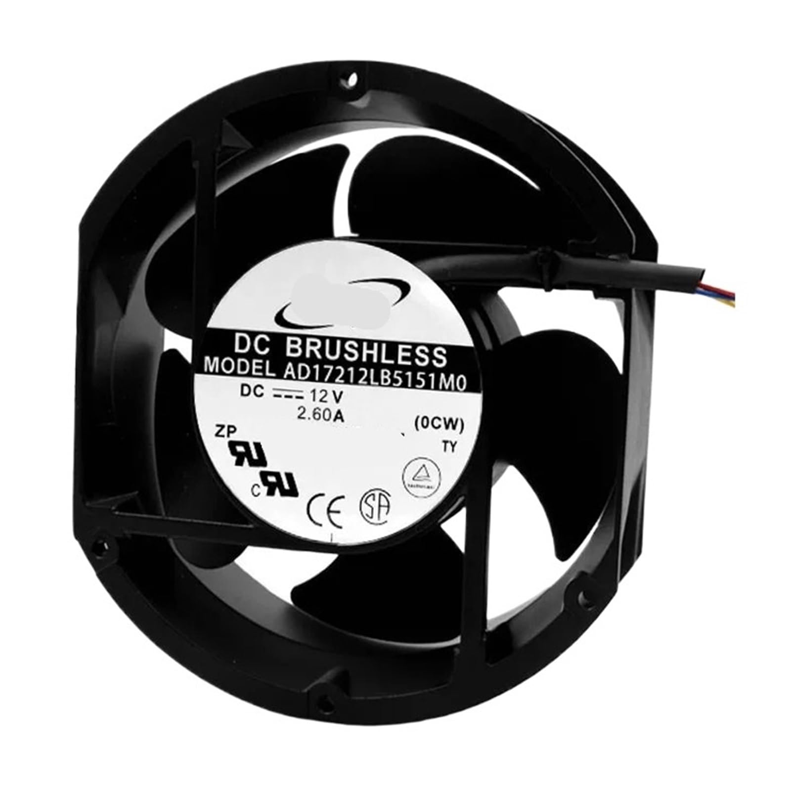 ZVQYSGIW AD17212LB5151M0 12V 2.60A 17251 172 * 172 * 51mm cooling fan