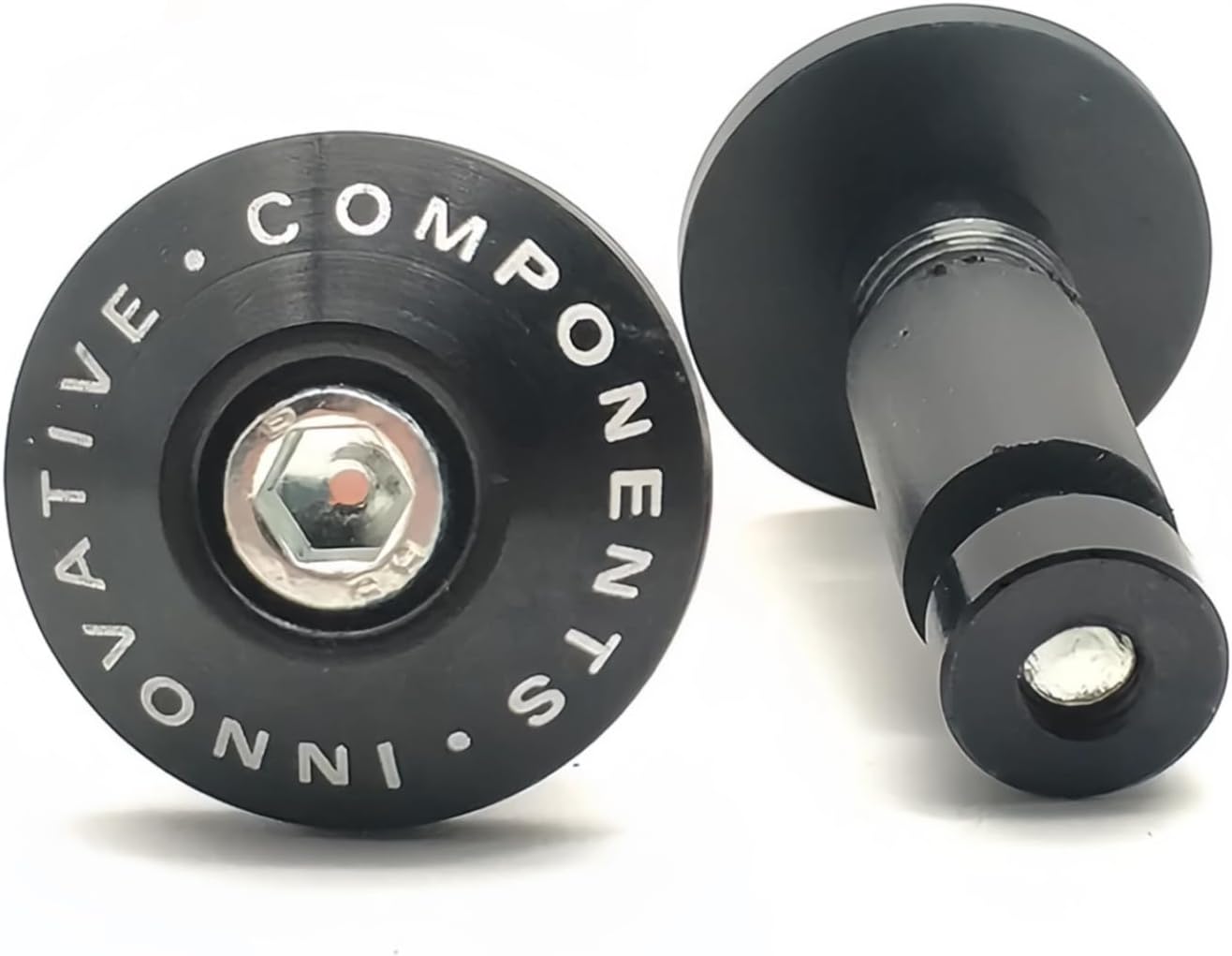 Akozon motorcycle bar end finishers + Motorcycle Handle Bar End Weights Handlebar Grips Cap An-ti Vibration Silder Plug CNC Aluminum(black) + 16mm bar ends motorcycle