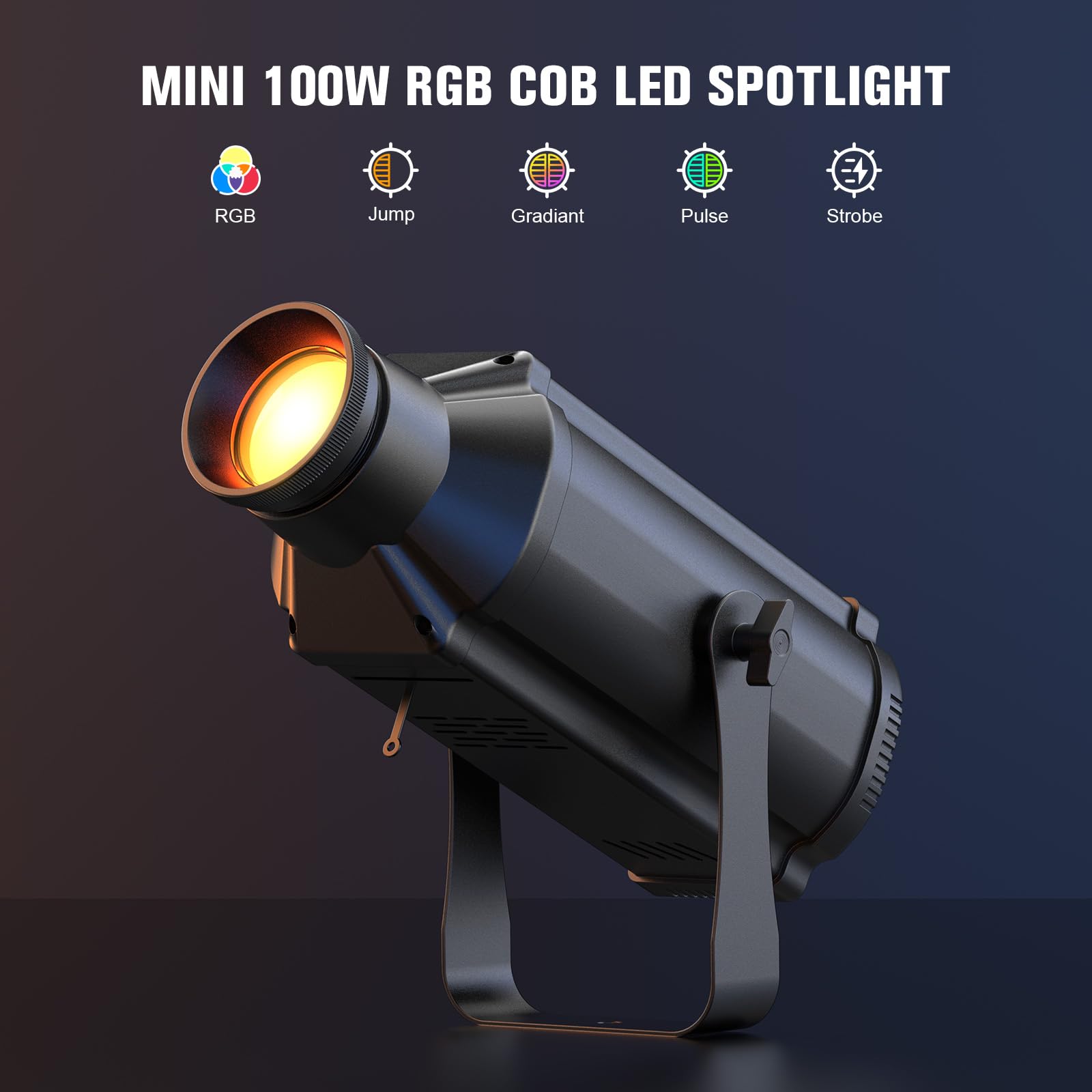 Amazon.com: Nitehop 100W Profile Stage Spotlights RGB 3in1 Pinspot