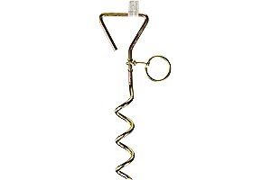 Camco 42572 Spiral Pet Anchor: Essential Trampoline Tie Downs for Safety