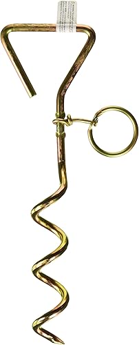 Camco 42572Anclaje en espiral de 12 pulgadas con anillo