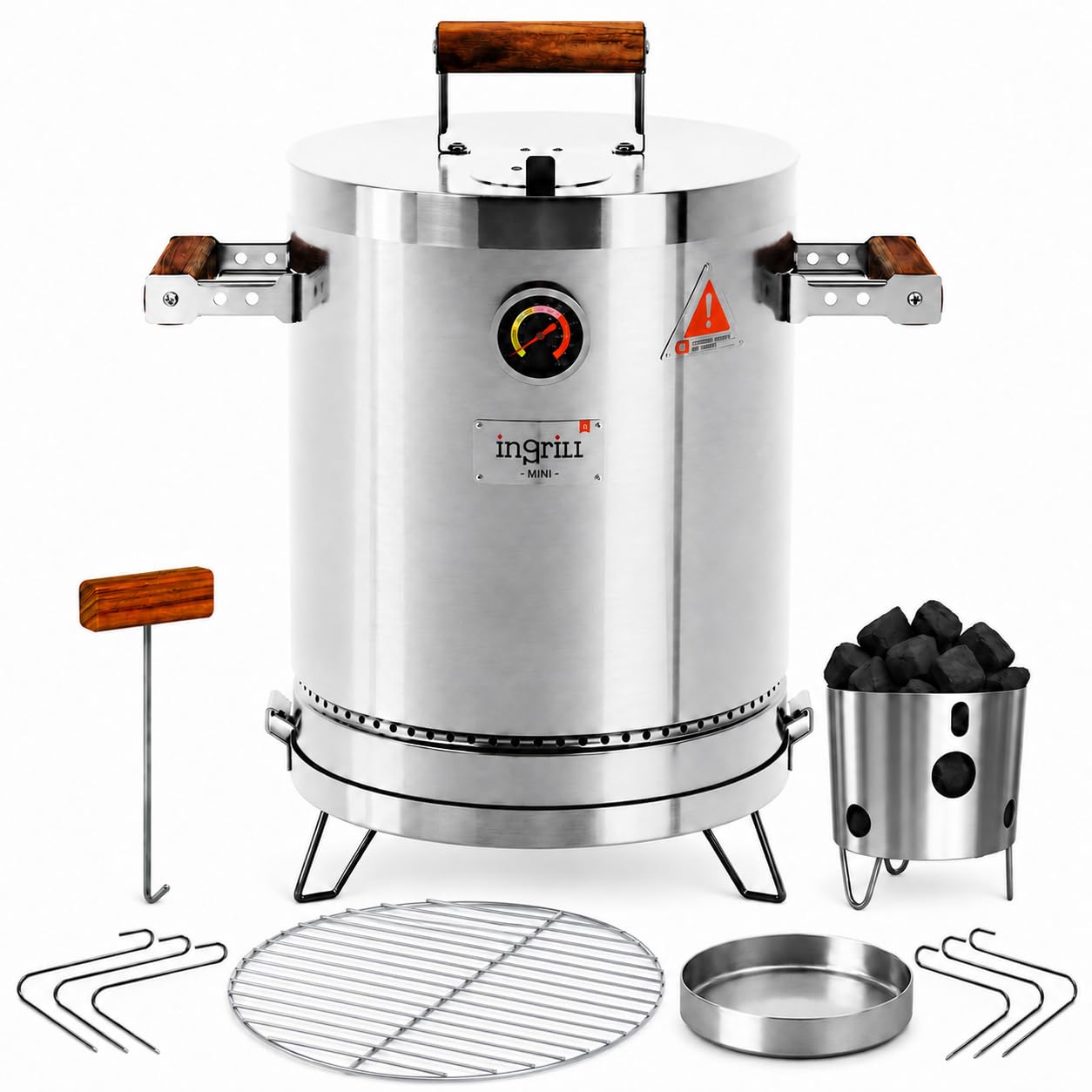 Photo 1 of INGRILL Mini Charcoal Grill Smoker