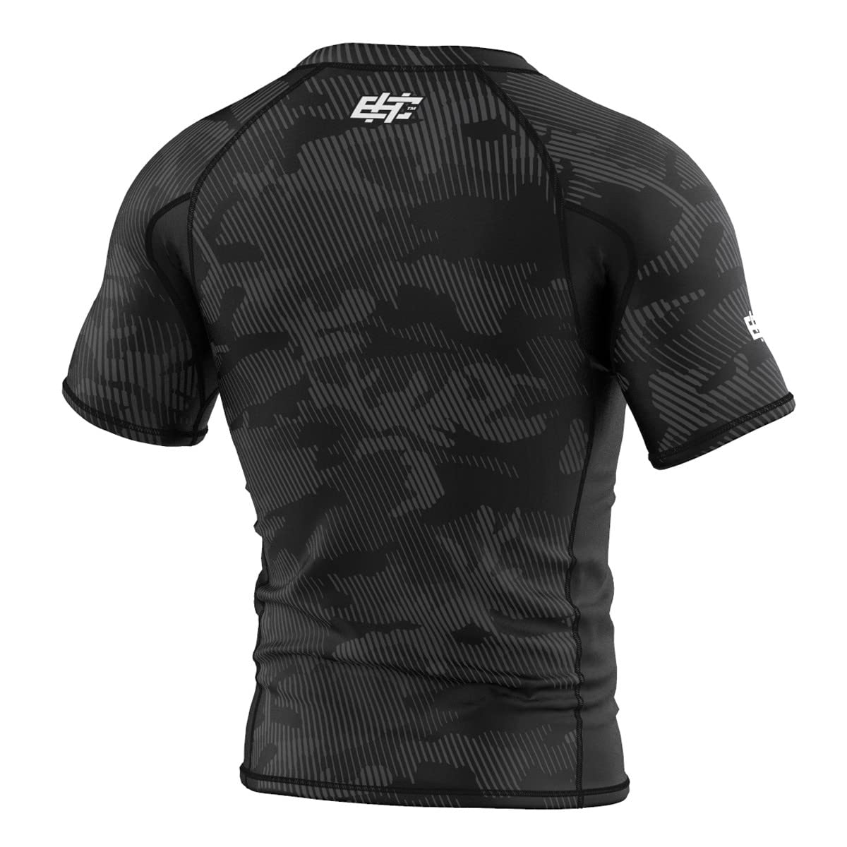 Rashguard Havoc, męski t-shirt sportowy, koszulka fitness, koszulka kompresyjna, koszulka z krótkim rękawem, koszulka funkcyjna, rozmiar 3XL, czarna