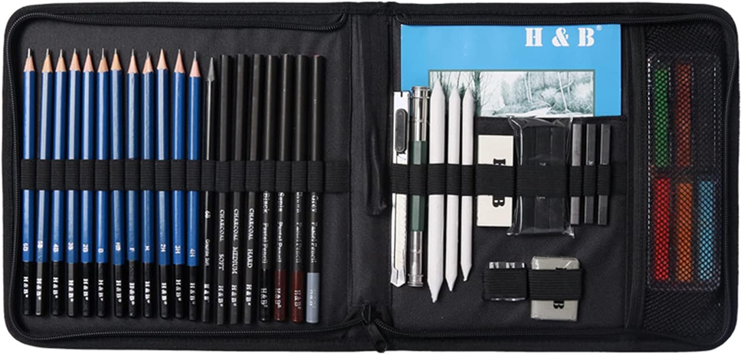 Explopur 通信販売 描画用チャコールペンシル スケッチを描くための42 