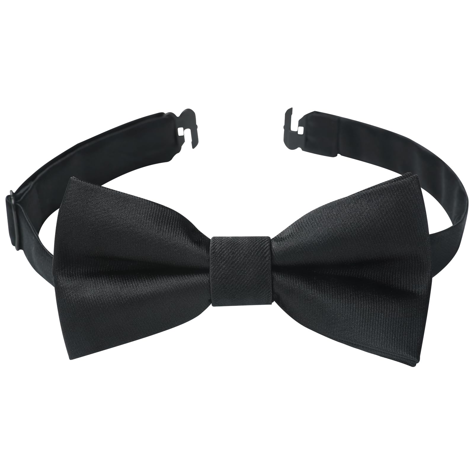 HISDERN Bow Ties for Boys Pre Tied Toddler Bow Tie Adjustable Kids Bowties Clip On Fun Patterned Bowties for Wedding Party