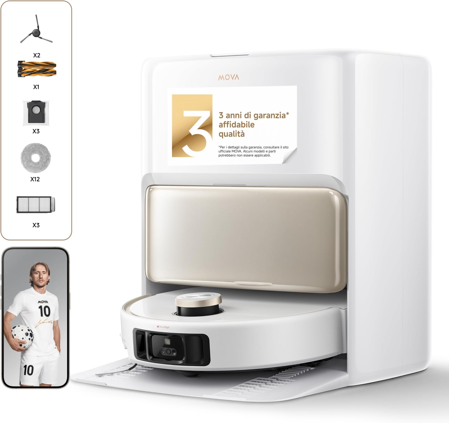 Offerta -30%: Mova V50 Ultra, il robot aspirapolvere che sorprende