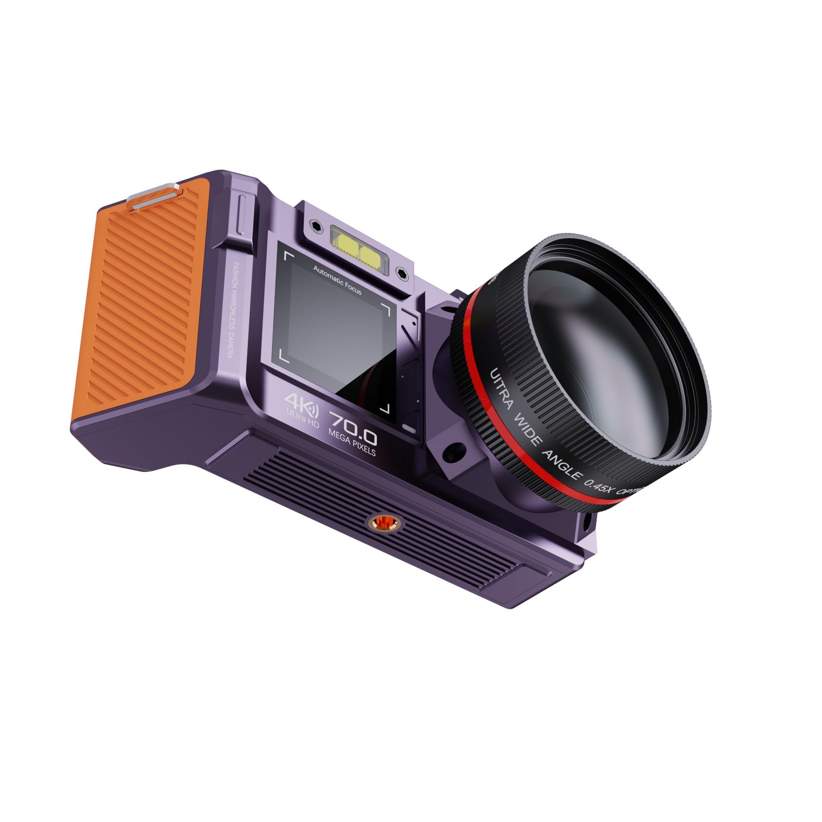 Appareil photo numérique 4K et 96 MP sans miroir avec zoom 50x et connexion WiFi
