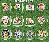 AhfuLife 14pcs World Soccer 2026 Hanging Swirls for Party Decorations, World Cup Soccer Ceiling Hanging Swirl Banner for Sports Window Home Birthday Theme Party Decorations