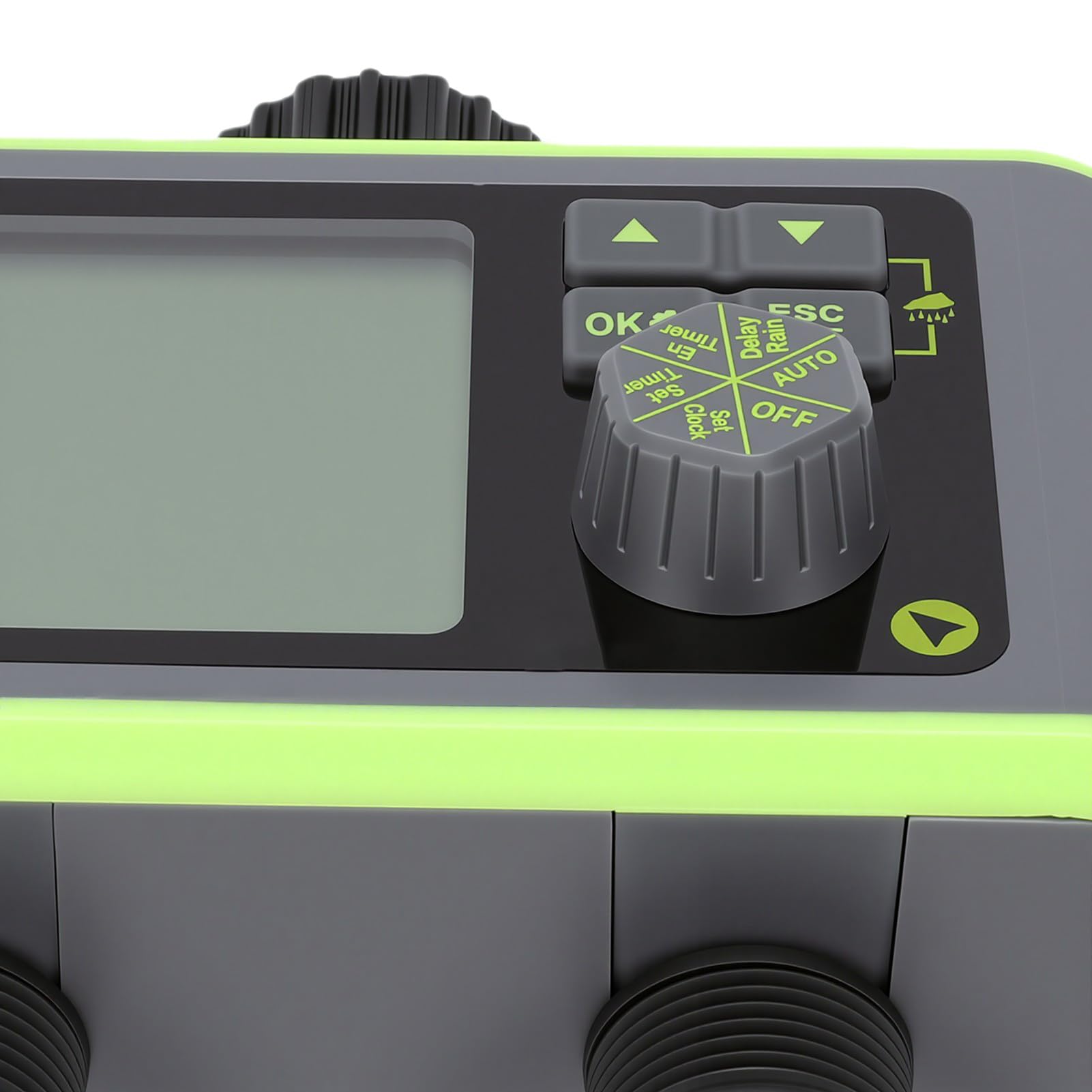 Generic Timer Irrigazione Automatica Timer Irrigatore a 2 Zone con Programmi Personalizzati per Giardini e Balconi Durata Massima 599 Minuti