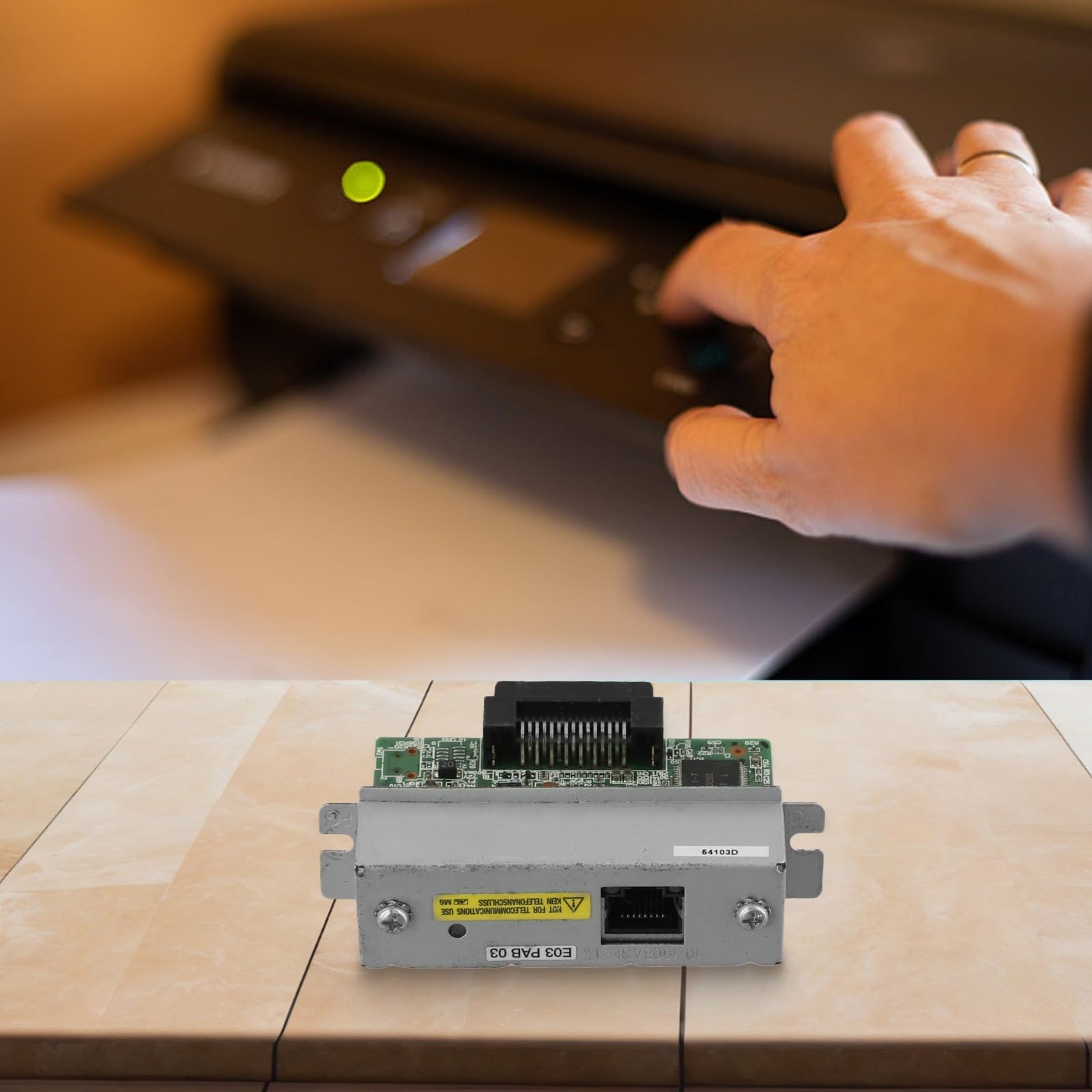 Servidor de impresión Etherent UB E03 adecuado para varios modelos en la línea de impresoras