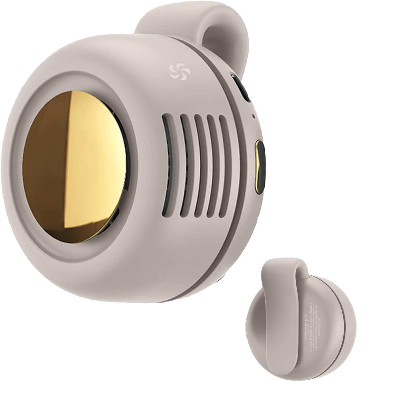 Mini ventilateur BADEESS portable blanc à pince pour calmer les fortes chaleurs