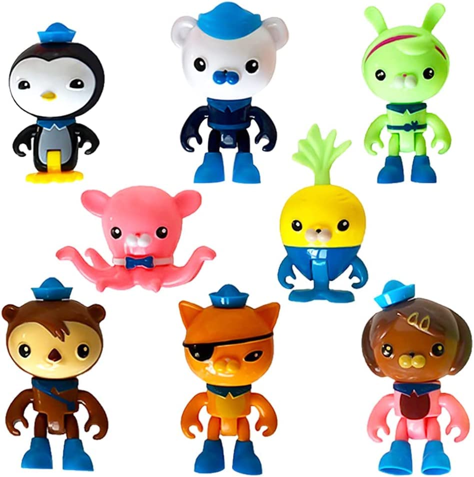 ZGYJ-EU Octonauts Torten Dekoration ,Mini Octonauts Figurines Set, Party...
