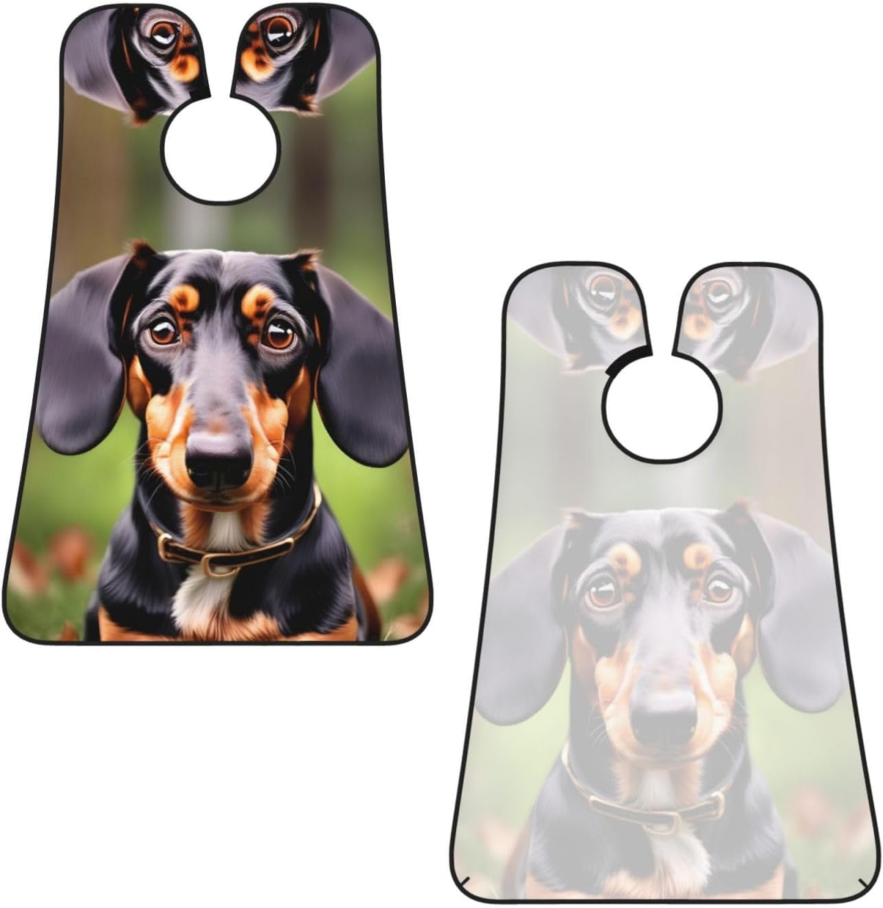 Dachshund Weiner Pet Dogs Print Beard Bib Apron, Shaving Apron For Dad, Men'S Hair Catcher For Shaving Best Gifts For Dad