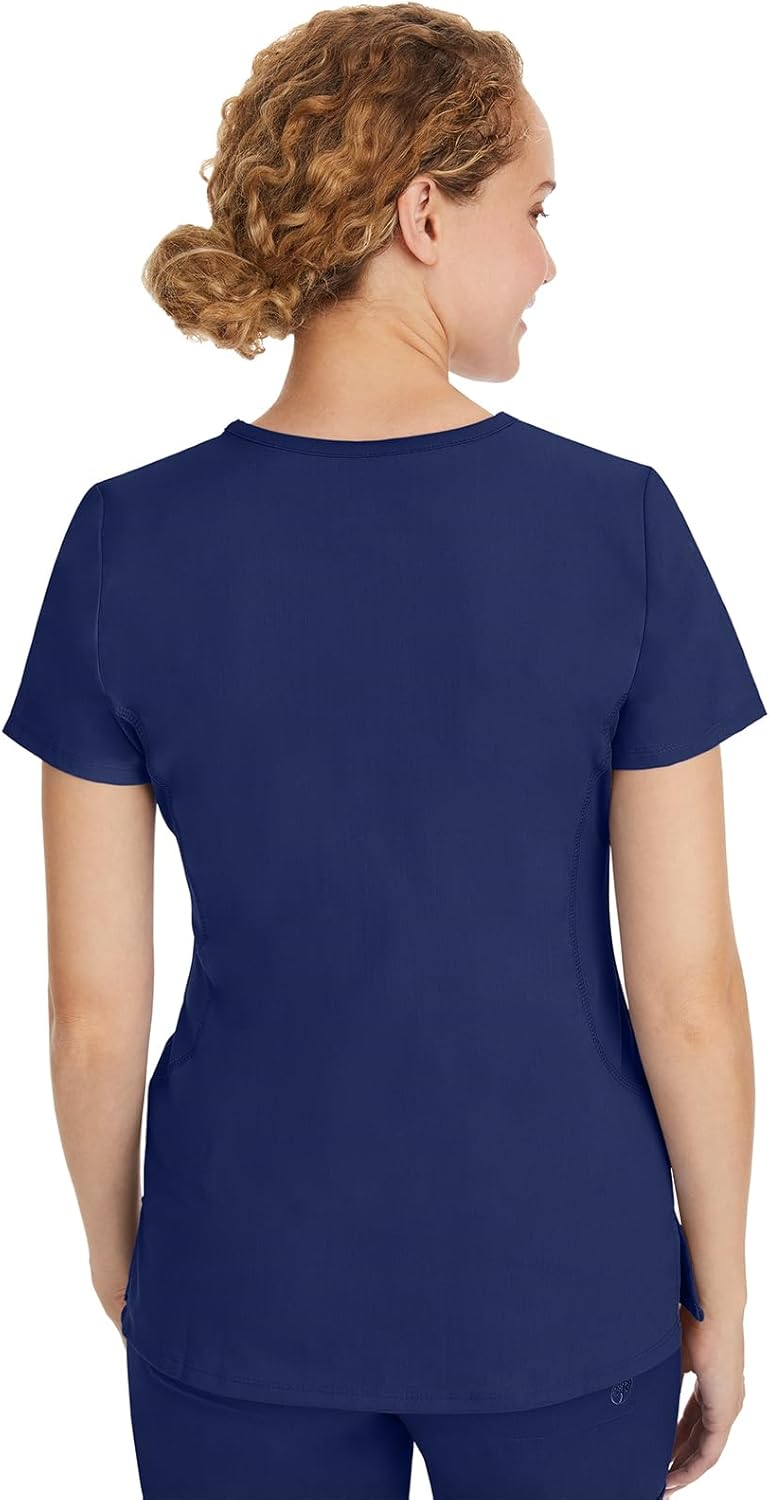 Healing Hands Scrub Set For Women with 7 Pockets, V-Neck Scrub Top 2245 and Knit Waistband Scrub Pant 9133