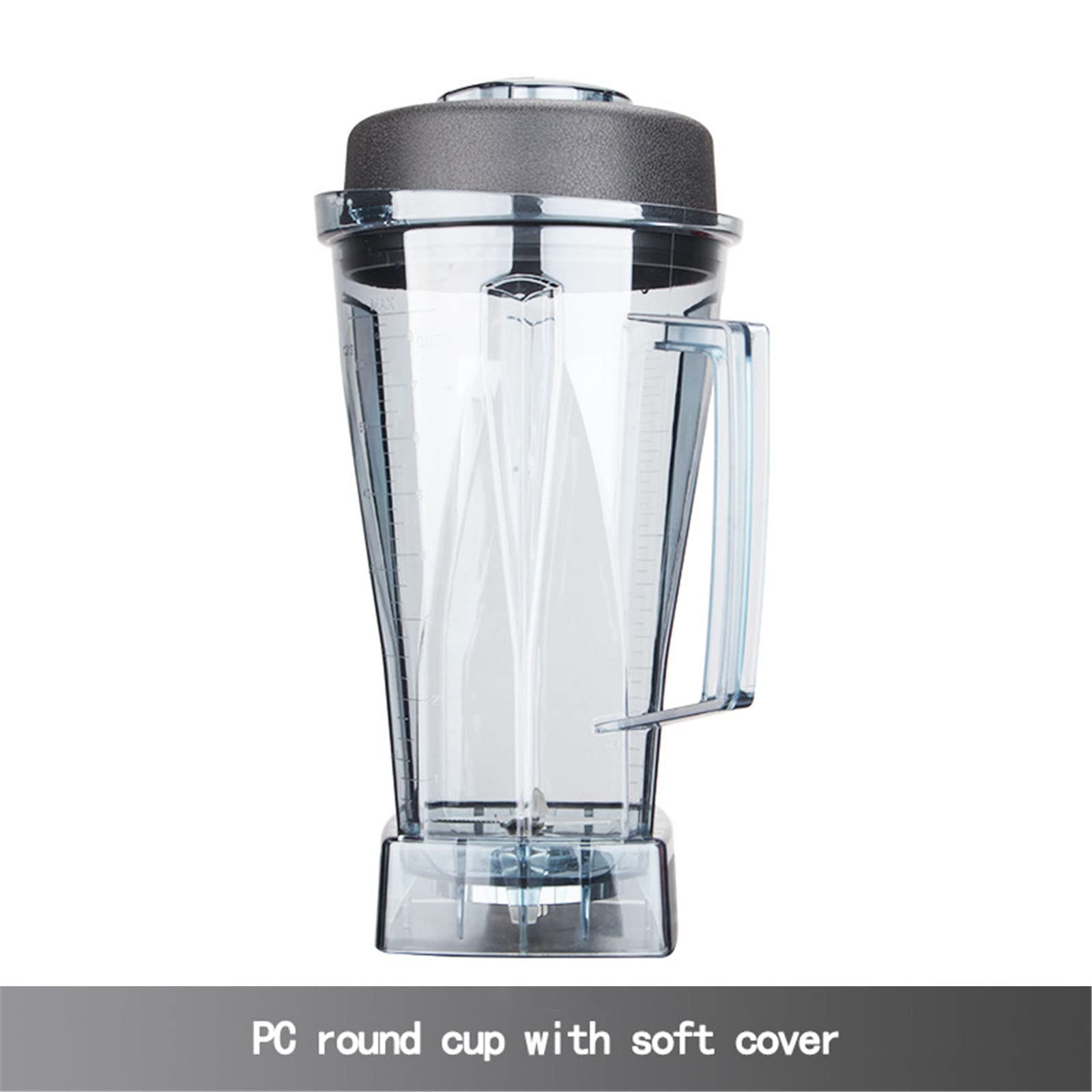 Batidora Profesional Licuadora 1400 W, 2 litros, Plástico, con Barra de Agitación, 7 Velocidades, 8 Cuchillas de Acero, Licuadora para Verduras y Frutas, Tritan Container sin BPA Gray