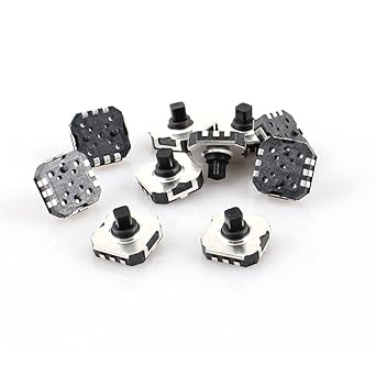 Uxcell a13070200ux0897 6 Pin 5 DIRECTIONS Momentary SMD SMT Tactile Tact Switch, 7 mm x 7 mm