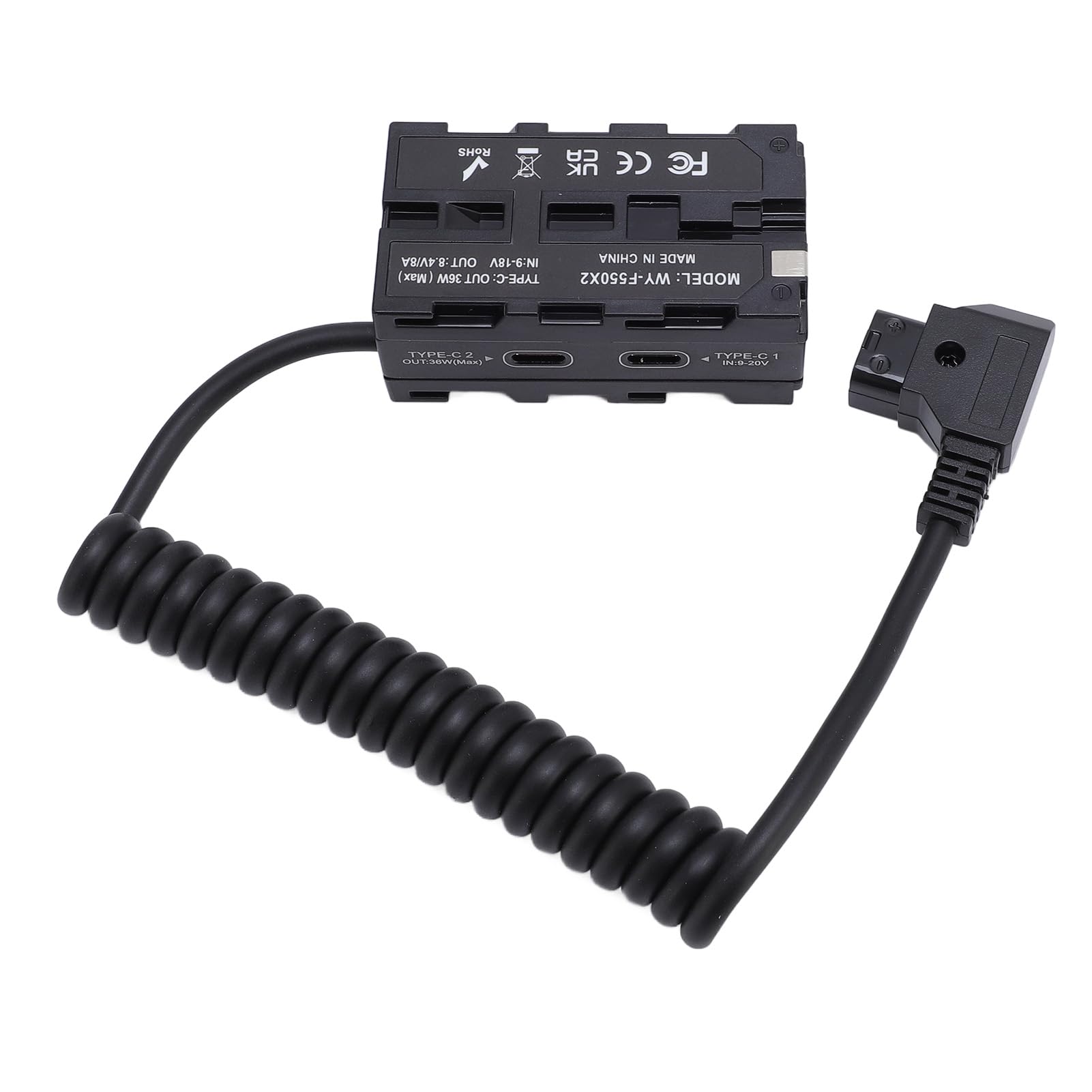 Dpofirs Alimentatore Fittizio con Doppio Ingresso