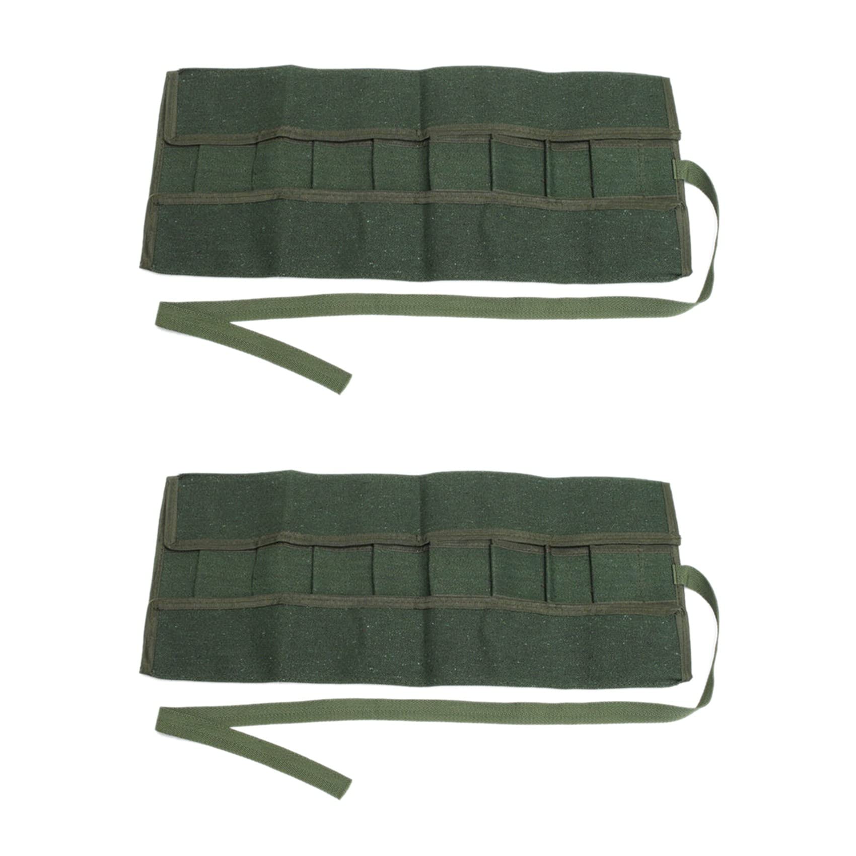 MVOSJFIE 2Pcs 600X430mm Japanese Bonsai Tools Storage Package Roll Bag Canvas Tool Set Case