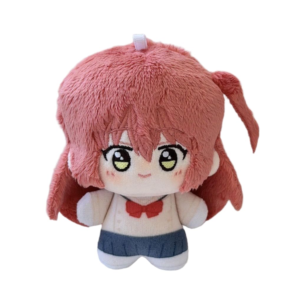 Zhongkaihua Kita Ikuyo Plush Figure Pillow Pendant 10CM Kita Ikuyo Anime PP Cotton Cushion Soft Stuffed Furry Car Keychain Bag Home Sofa Decoration