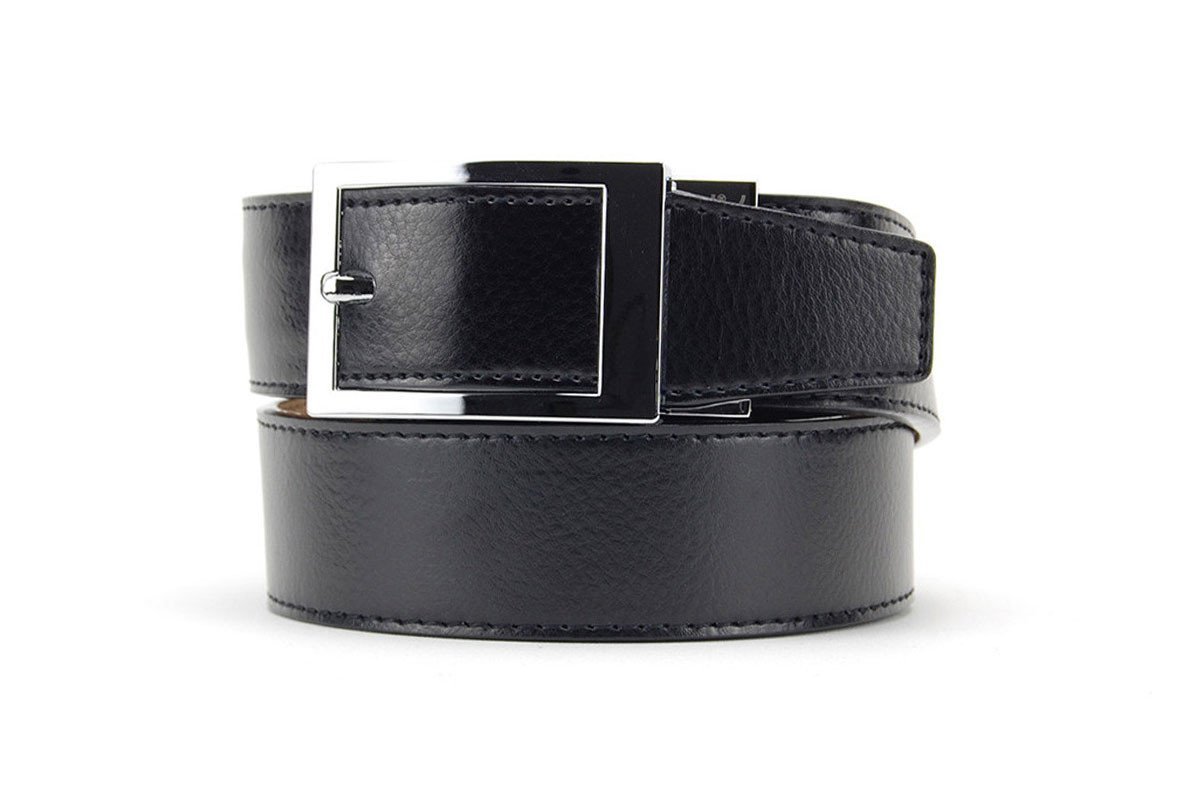 ブラックのベルト　レザー　70　（ⓛⓞⓥⓔ♡） Amazon.com: Nexbelt Men's Classic Ebony Dress Ratchet Belt