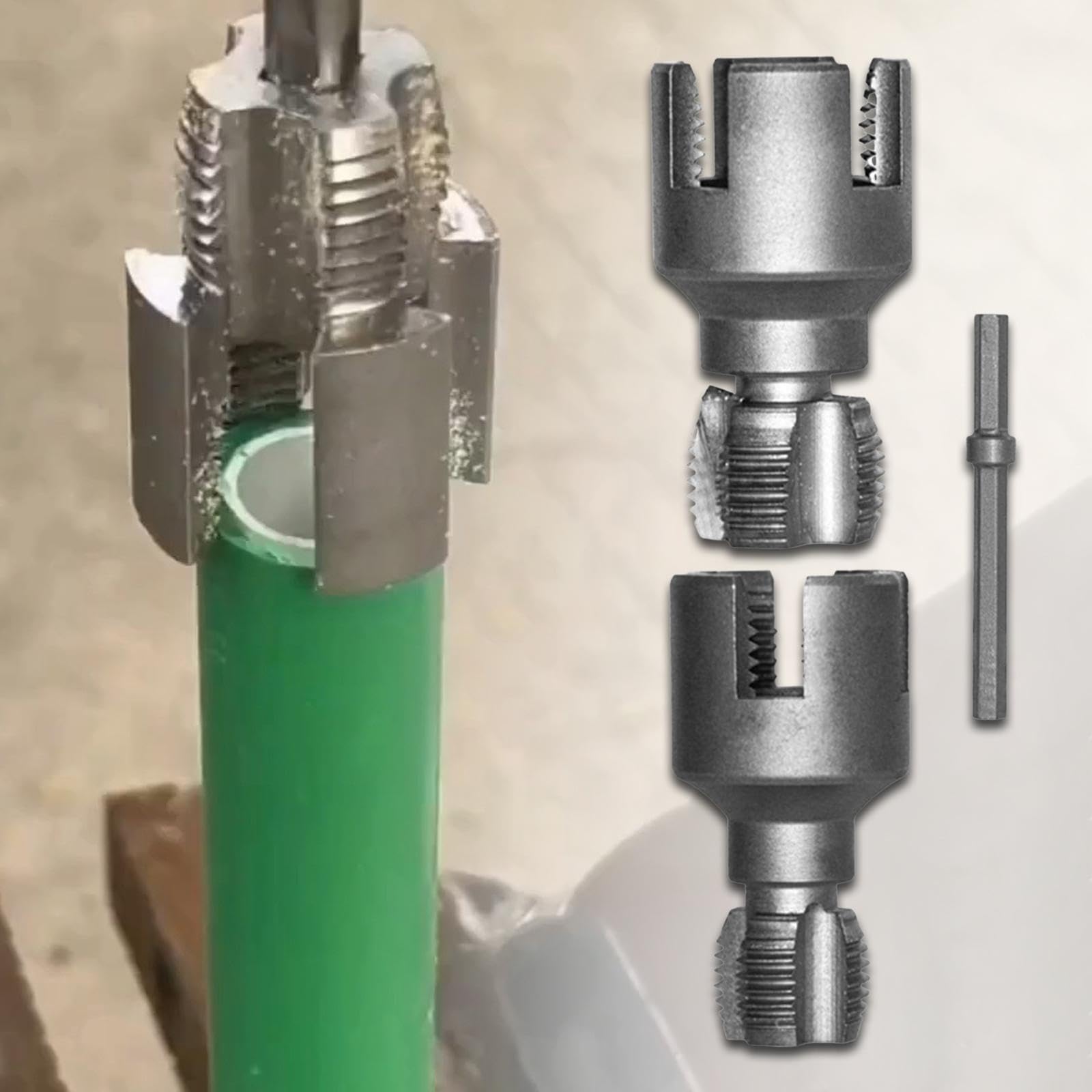 Máquina de roscar PPR, herramienta para fontanería y corte de roscas, 4 Puntos Y 6 Puntos