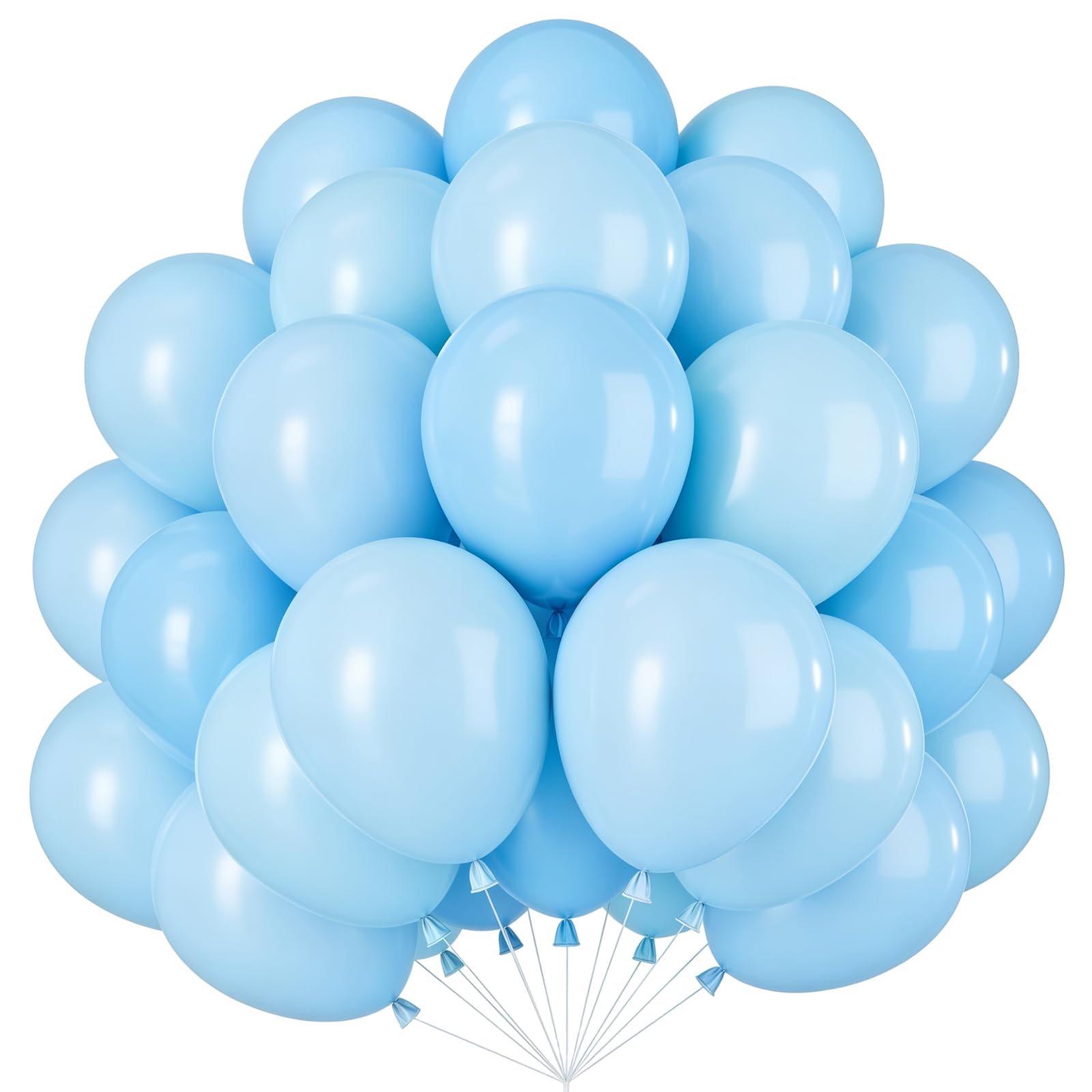 100er Pack 10 Zoll Latex Ballons Helium Luftballon Party Ballons Set für Babyparty Hochzeit Valentinstags Geburtstags Party Deko