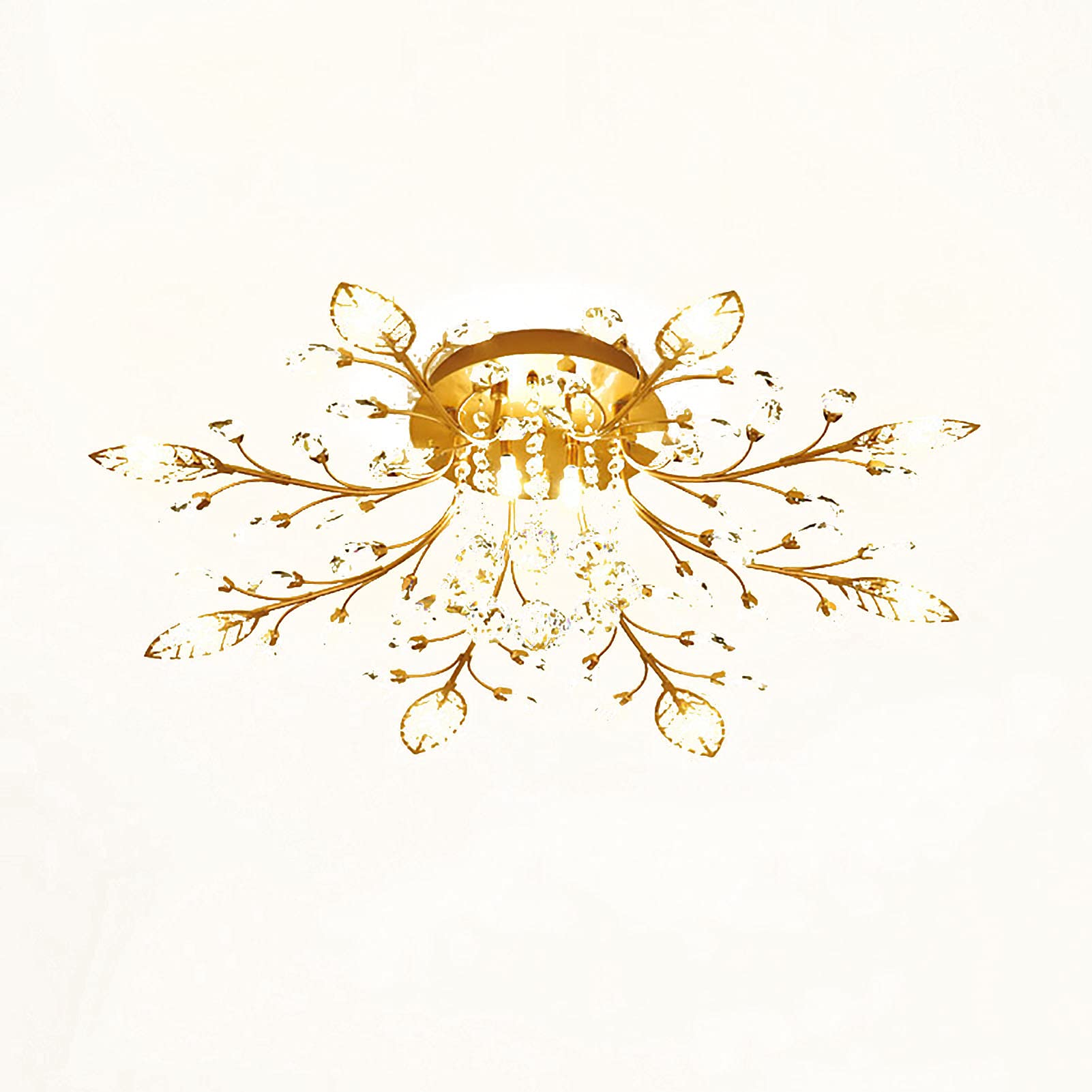 Lustre en cristal vintage pour illuminer une chambre ou un porche sombre