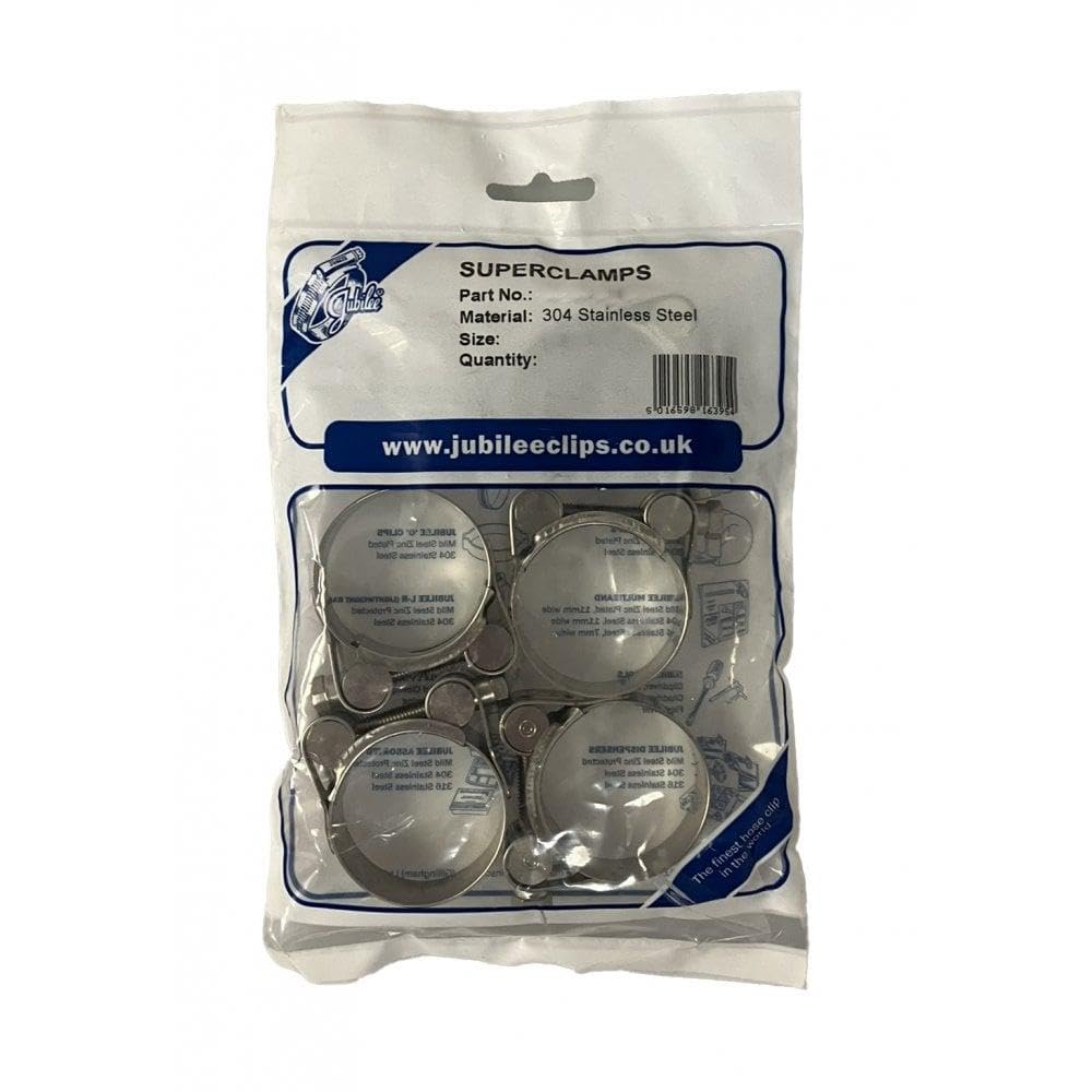 Colliers de serrage robustes Jubilee Superclamp en acier inoxydable d'ingénierie