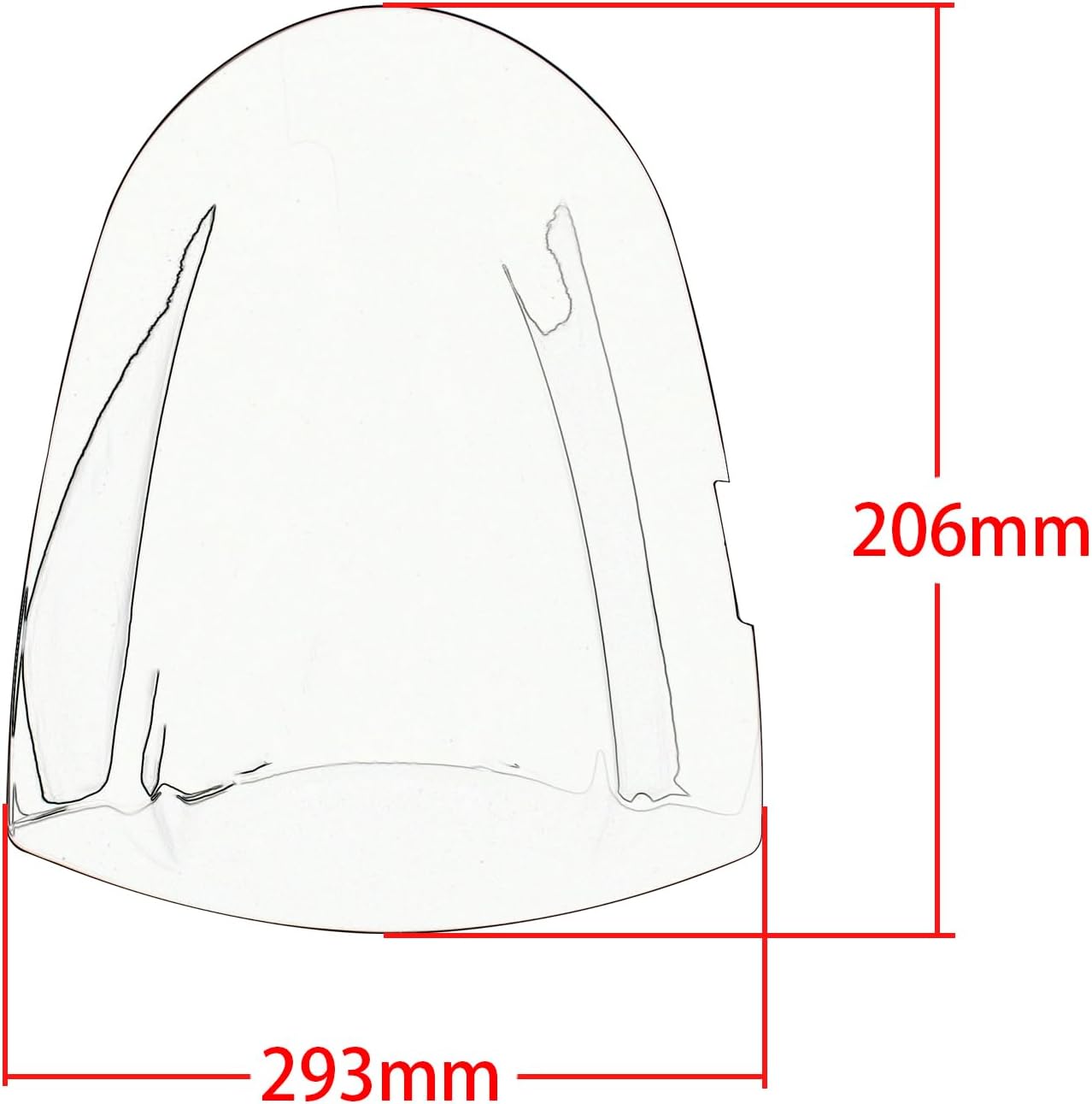 Motorcycle Rear Passenger Pillion Seat compatible for SU&ZU&KI K6 GSXR600 GSXR750 GSX-R600 GSX-R750 GSX-R 600 GSX-R 750 2006 2007 Accessories (Gloss Black)