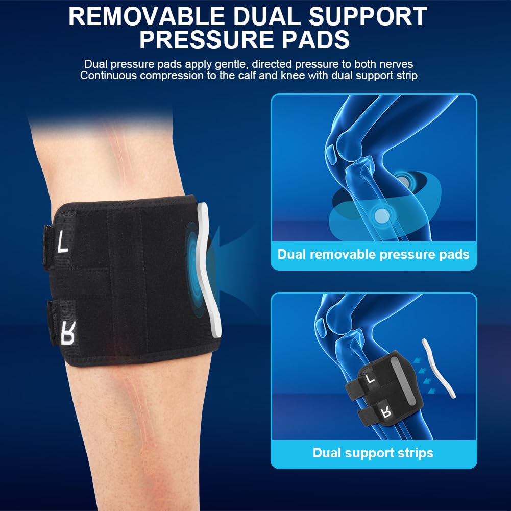 Rodillera Adjustable, Correa Rotuliana, Correa de sujeción para el Tendón Rotuliano, para Tendón Rotuliano, Correr, Saltar, Gym, Saltar, Béisbol, Escalada ect