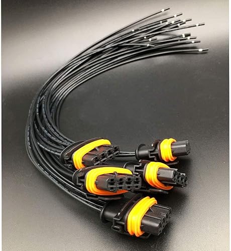 Miniatura 8 de ALLMOST 5pcs set compatible con Volvo 5 Cyl conector eléctrico de bobina de encendido UF341 30713416 enchufe