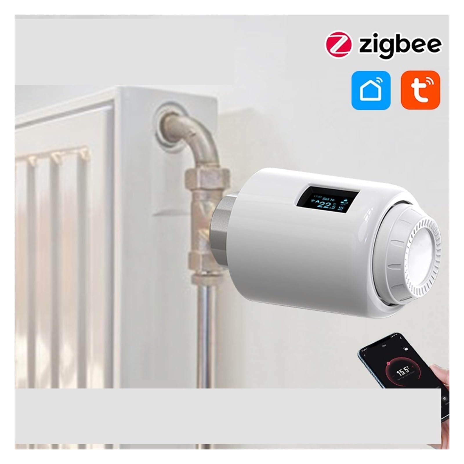Tuya Smart ZigBee Radiator Actuator TRV WiFi Programowalny Termostatyczny Zawór Grzejnikowy Zdalny Regulator Temperatury Informacja O ZgodnośCi(TRV601)