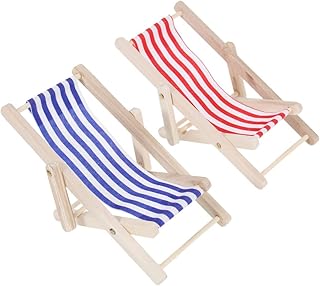 HOMSFOU 2 Pçs Cadeiras Mini Móveis Mini Cadeira Móveis Em Miniatura Mini Móveis Para Casa Mini Móveis Para Casa Móveis Em Miniatura Móveis Para Casa Mini Cadeira Modelo Chaise Longue