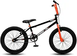 Bicicleta Aro 20 BMX PRO X S1 FreeStyle 2025 Pro Freio V-Brake Aros em Aluminio Garfo Rigido