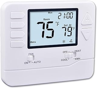 Heagstat H721 Non-Programmable Heat Pump Thermostat, 2 Heat/1 Cool, with 4.5 sq. Inch Display