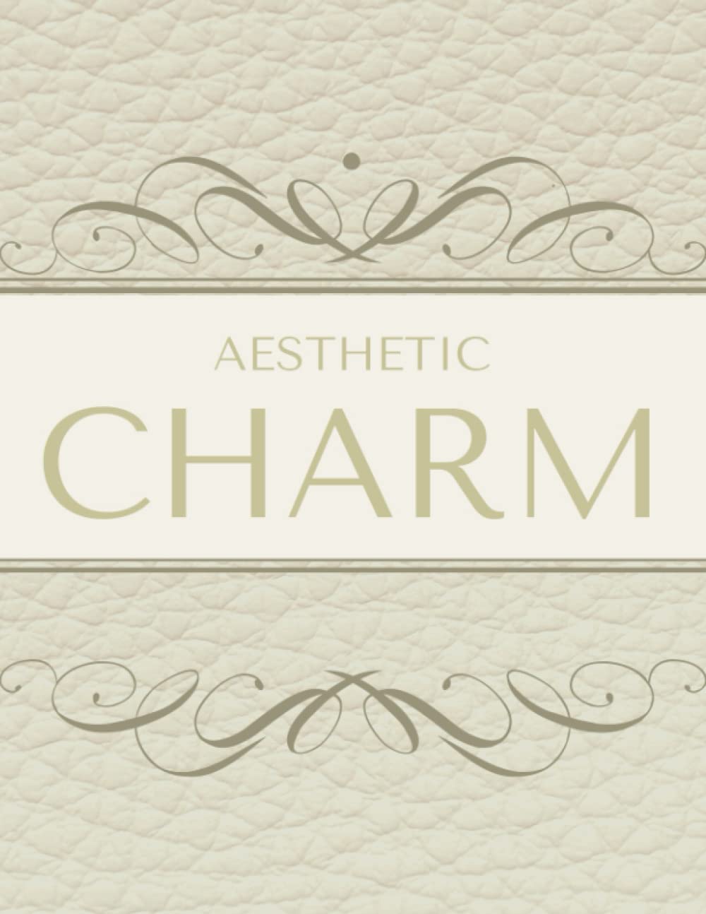 Aesthetic Charm - Stackable Decorative Coffee Table Book for Modern Coastal Farmhouse Style Decor: Awesome Display Interior Design Element for Staging ... in Rustic Themed Cottages (Sweet Home Vibes)