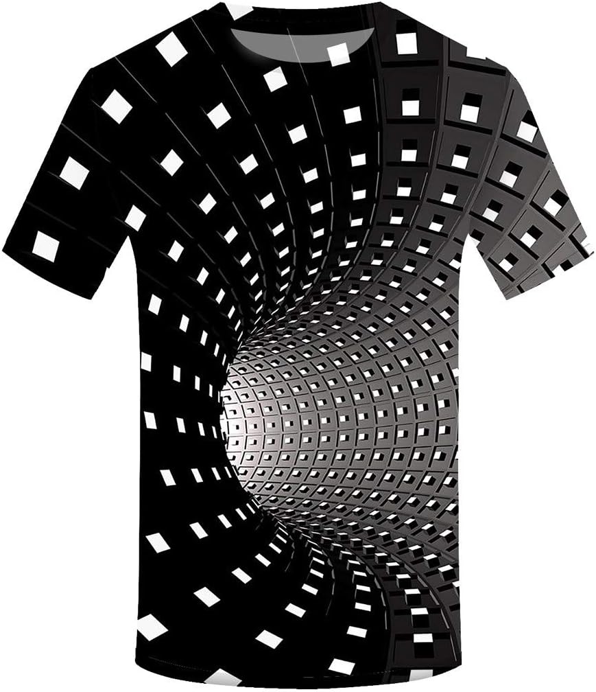 Camiseta Unisex Paisaje De Cielo Estrellado Impresión Digital En Color