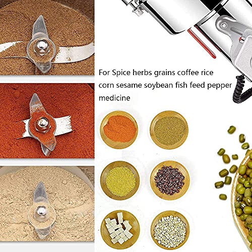 LWHDPW Automatische Kaffeemühle Produkte 300G Elektrische Getreidemühle 1500W Superfeine Edelstahl-Körnmühle zum Mahlen… – Bild 3