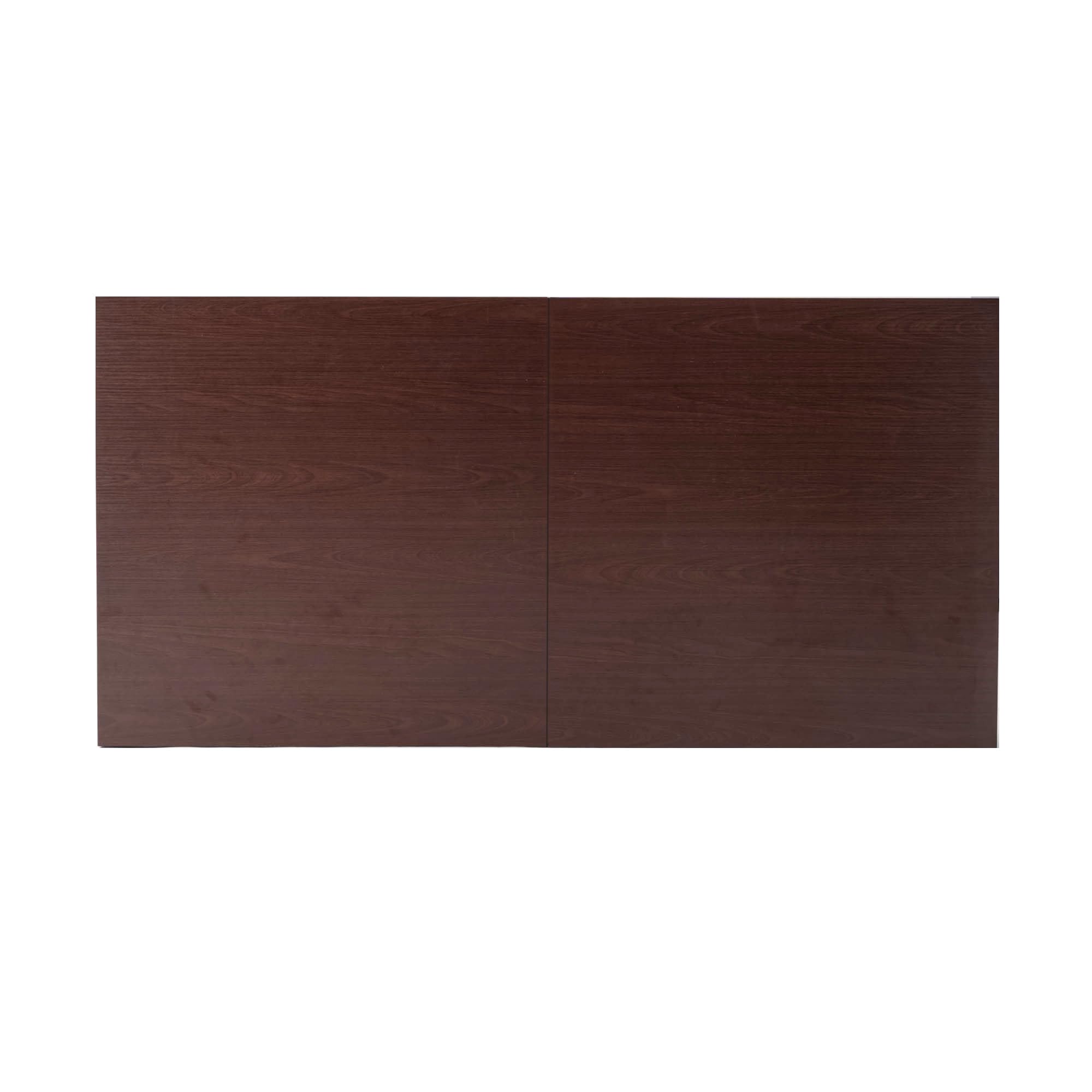 FurnitureR Tables de Conférence Rectangulaires en Brune, pour 4 à 6 Personnes, Plateau en Bois Epais avec Structure Métallique, pour Formations, Réunions, Conférences, 150x75x75cm