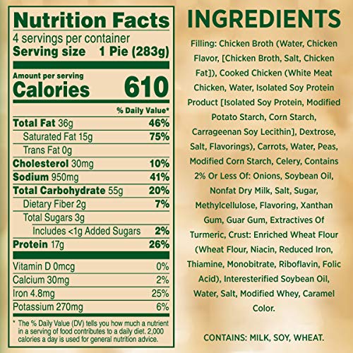 Marie Callender'S Chicken Pot Pie, Frozen Meal thumb #6