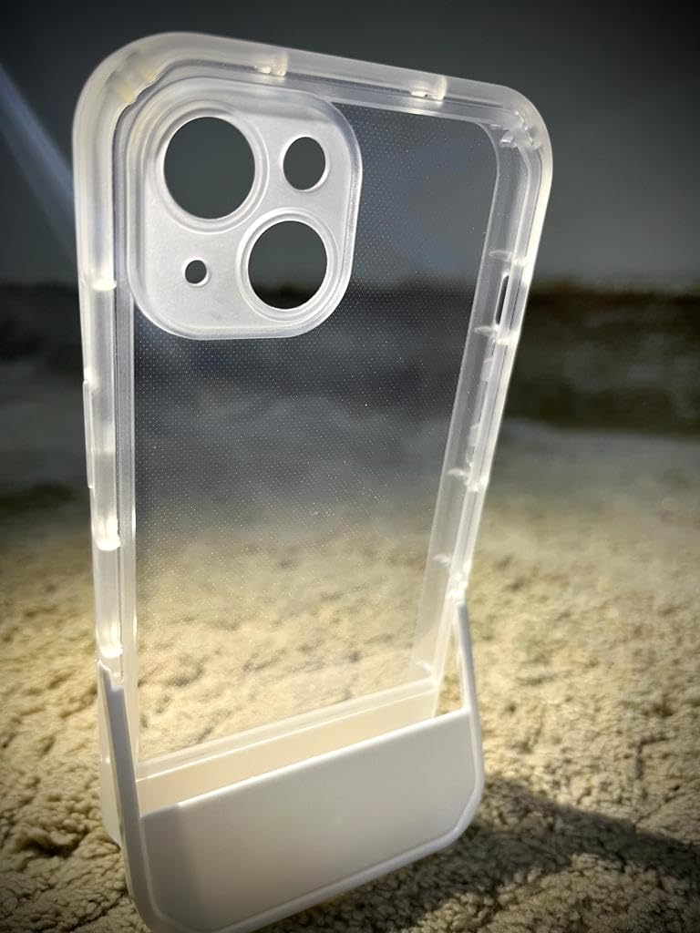 Iphone 14 Case With Unique Kick stand (White)