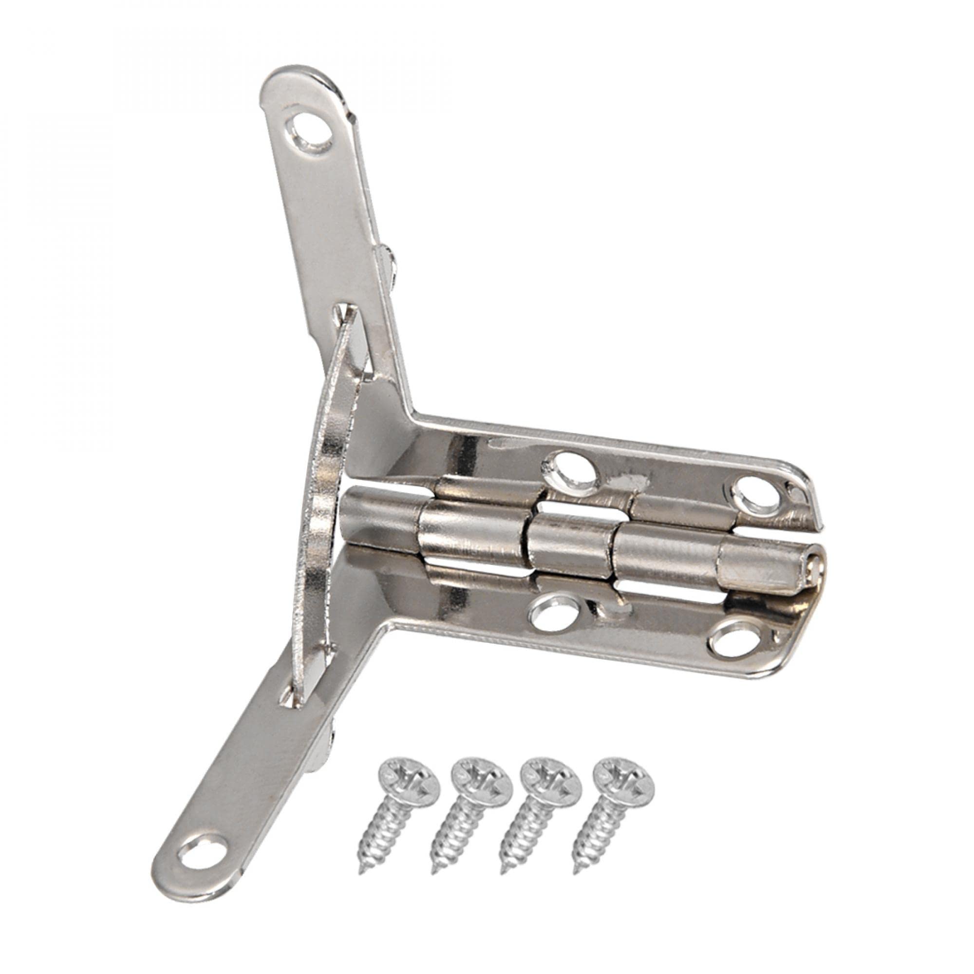 Uxcell® Charnière à Quadrant Dissimulable Pliable Dorée Pour Boîte à Vin