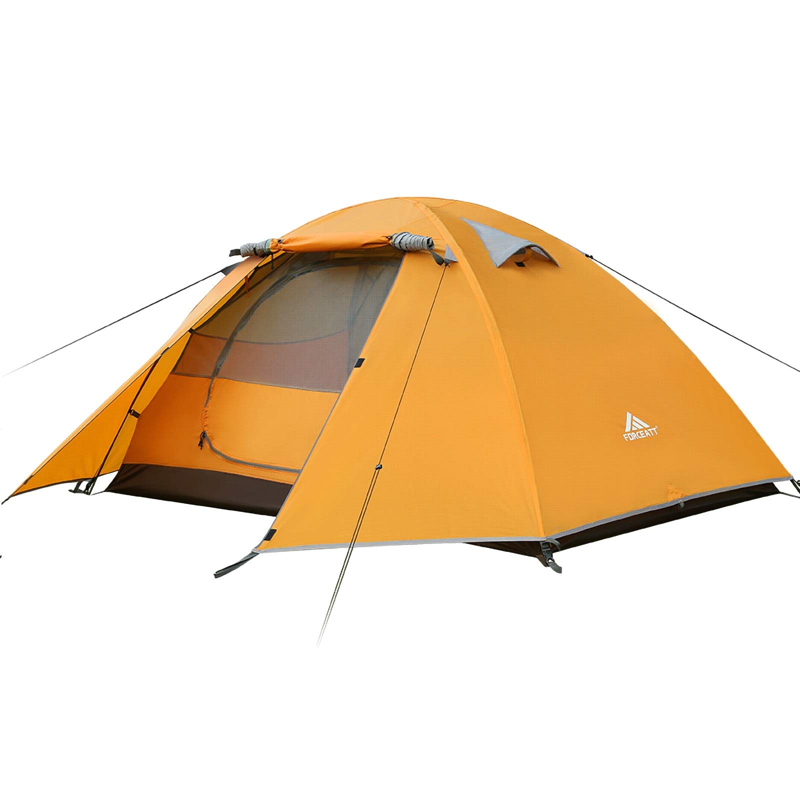 ForceattCamping Tent 2/3/4 Person, Professional Waterproof & Windproof Lightweight Backpacking Tent Suitable for Outdoor,Hiking,Glamping, Mountaineering and Travel