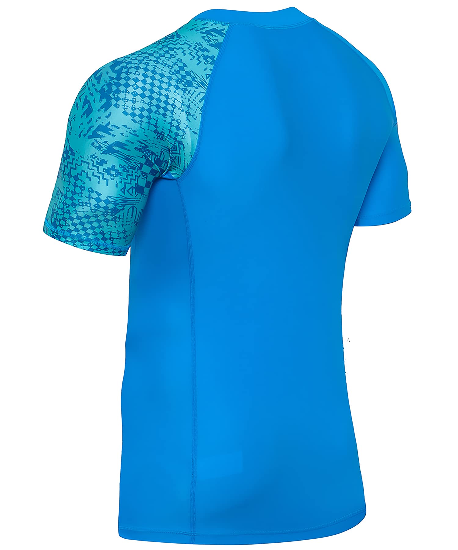HUGE SPORTS Rashguard para hombre de manga corta de secado rápido para surf y natación