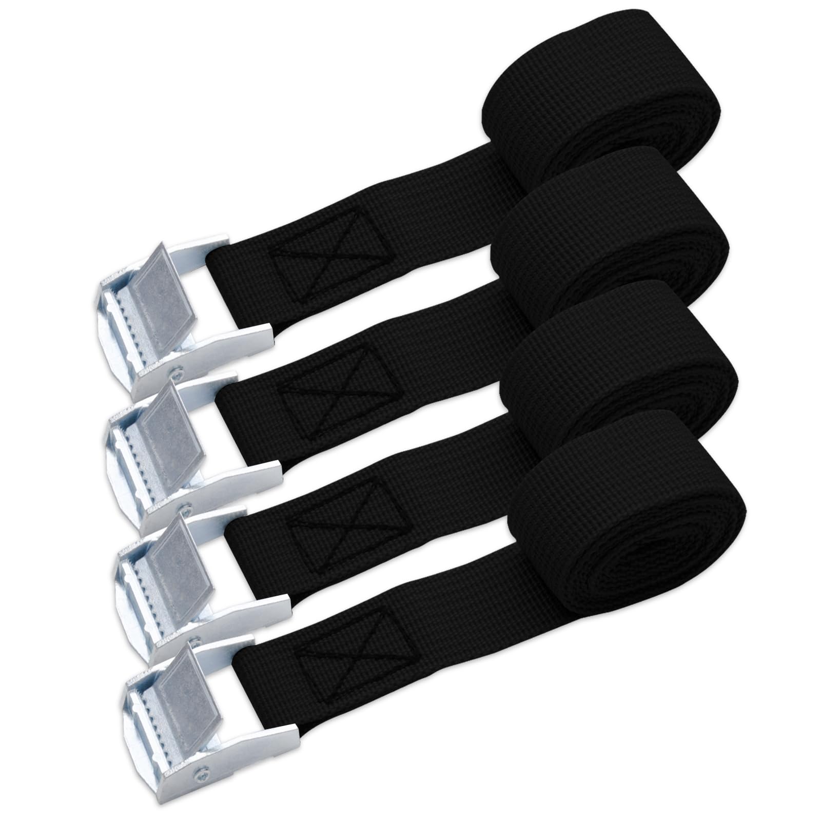 MEGAVOW Spanngurt Befestigungsgurt, Spanngurte, Spanngurt, Spanngurte mit Ratsche, Verstellbare Befestigungsriemen mit Klemmschloss für Transport, Fracht, Camping, Gepäck