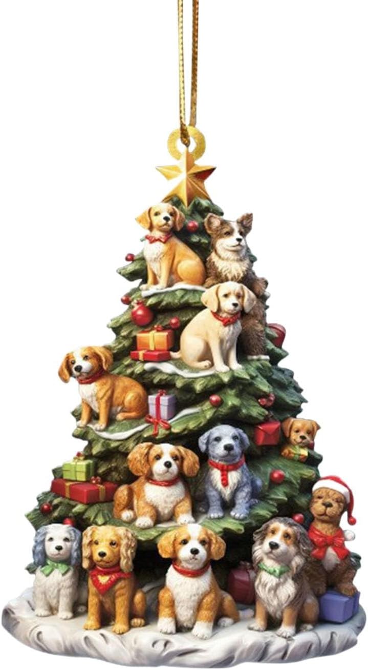 Christmas Tree Balls Christmas Tree Dollar Pendant Neutral